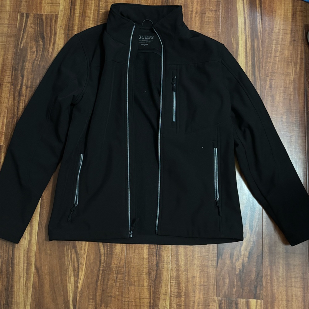 Black GUESS softshell jacket